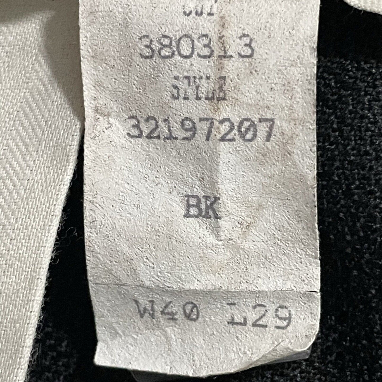 John Henry Black Pebbled Wool Suit 2 Piece Set Blazer Ventless 3 Button Size 48R