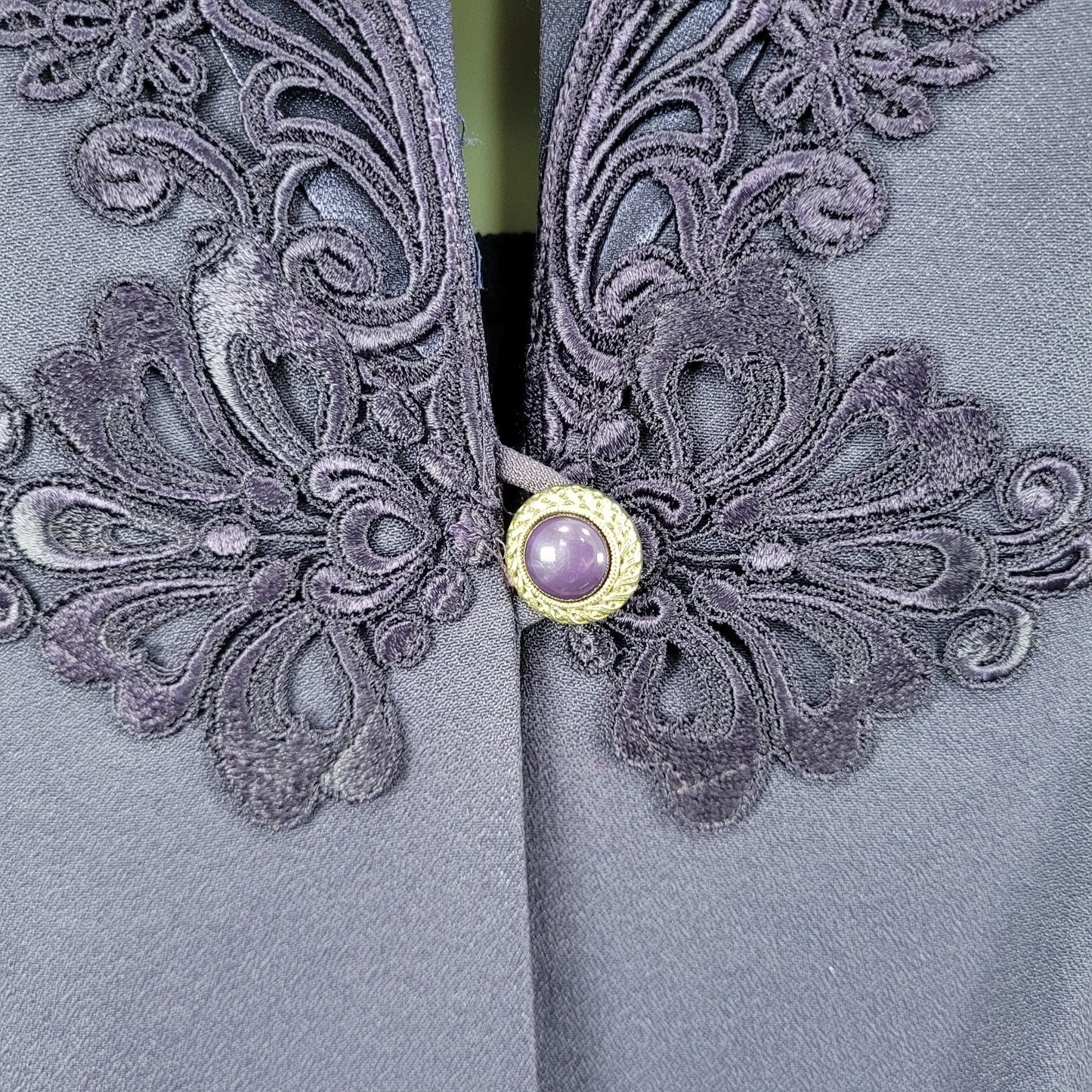 VTG R&M Richards Purple Skirt Suit Outfit 2 Piece Set USA Made Size 22W