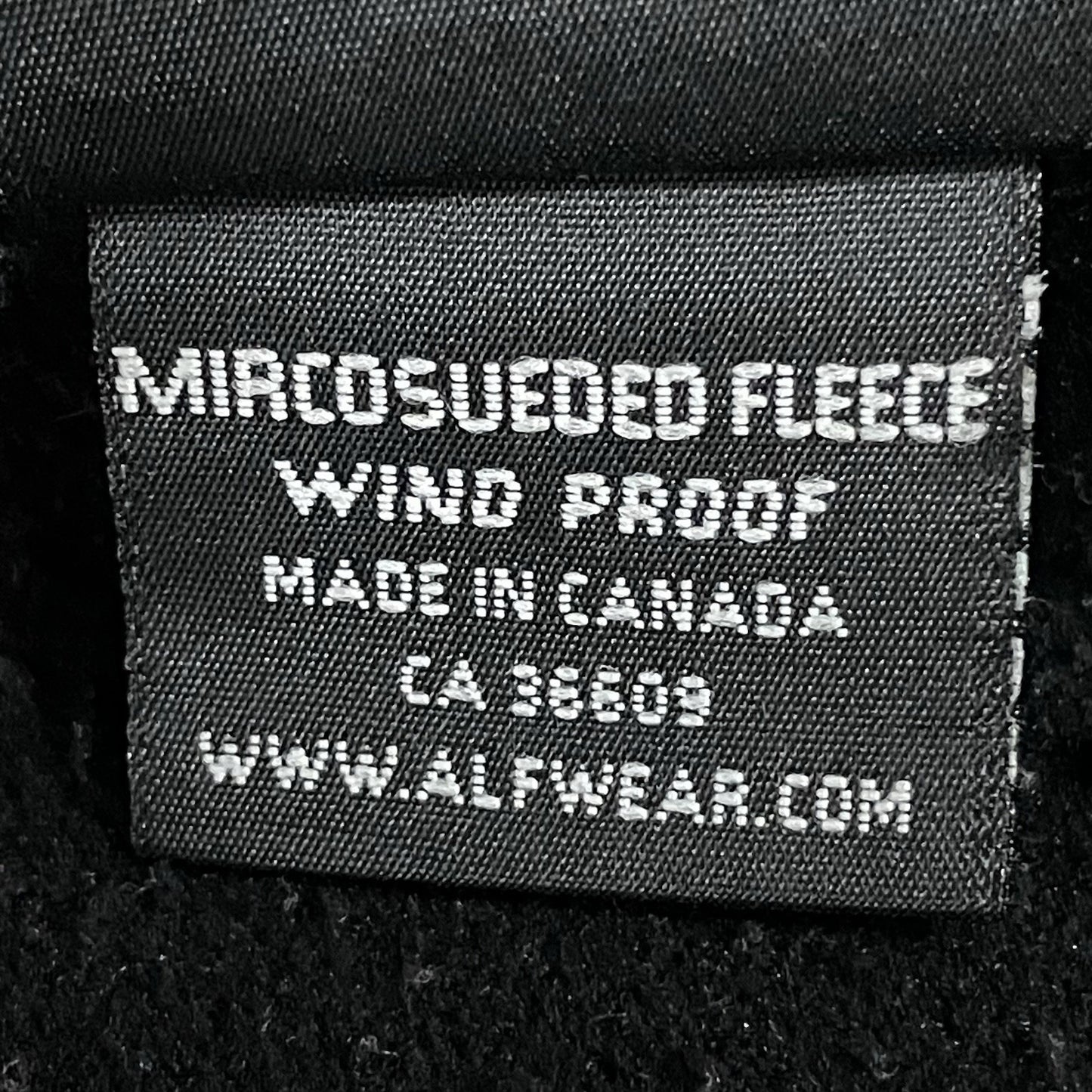 Alf Brown Microsueded Fleece Windproof Full Zipped Collared Jacket Size Medium M
