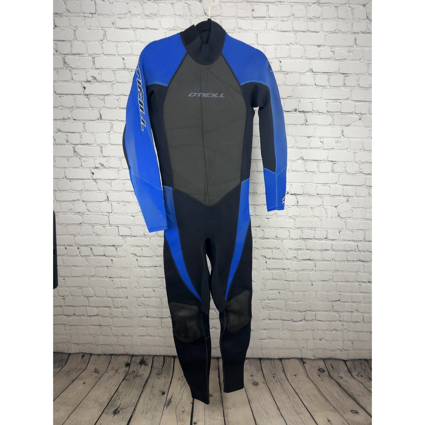 O'Neill Hammer Blue Black 3/2 Ultraflex Back Zip Full Body Wetsuit MT