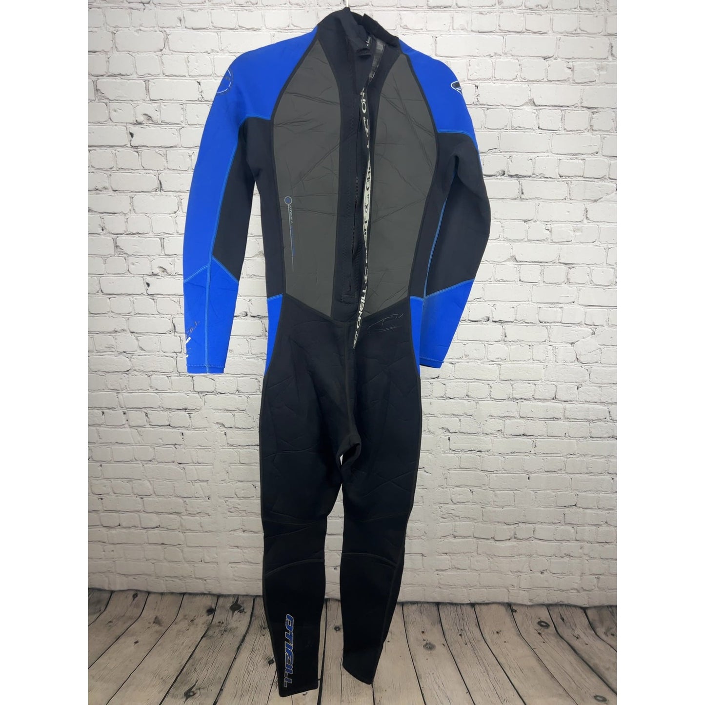O'Neill Hammer Blue Black 3/2 Ultraflex Back Zip Full Body Wetsuit MT