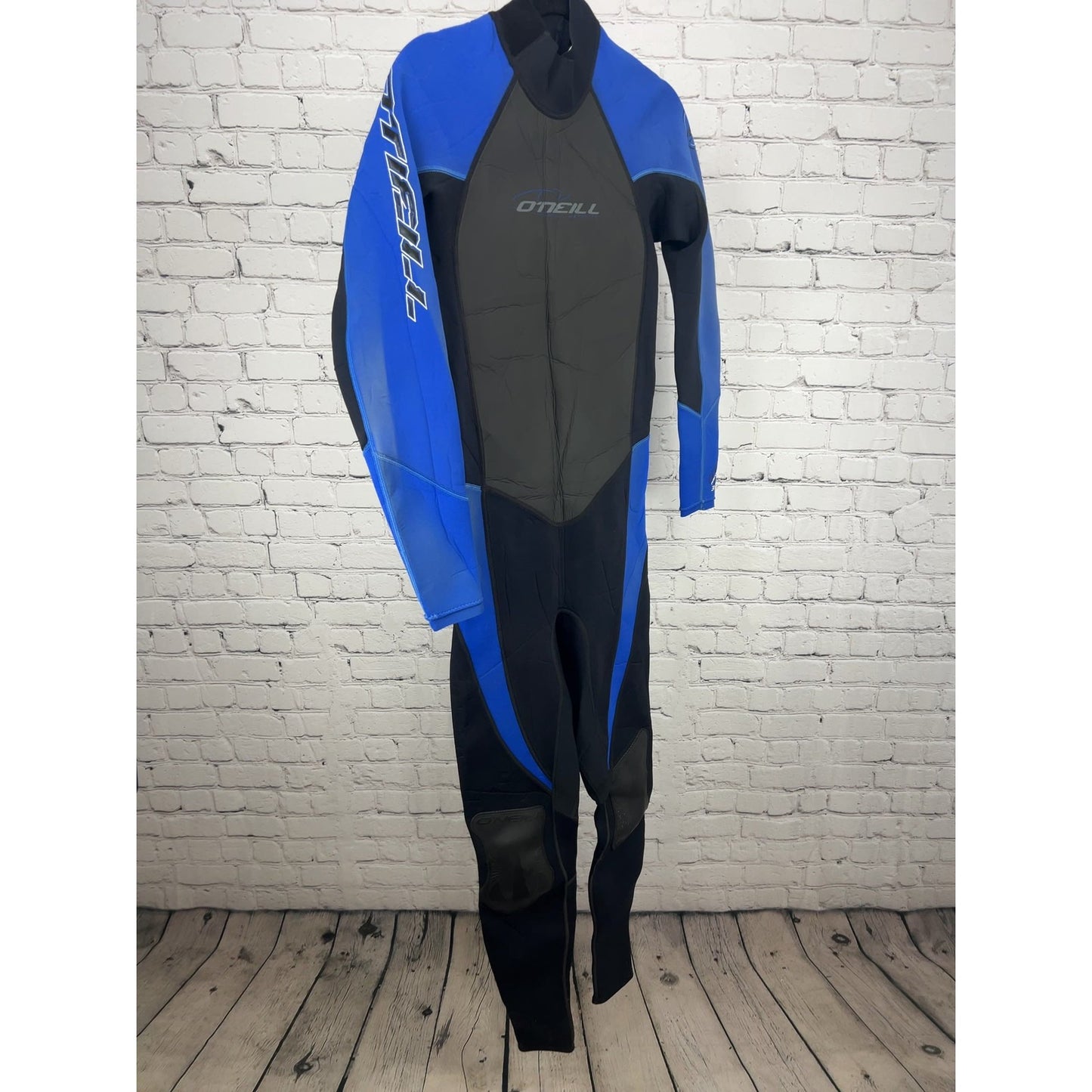 O'Neill Hammer Blue Black 3/2 Ultraflex Back Zip Full Body Wetsuit MT