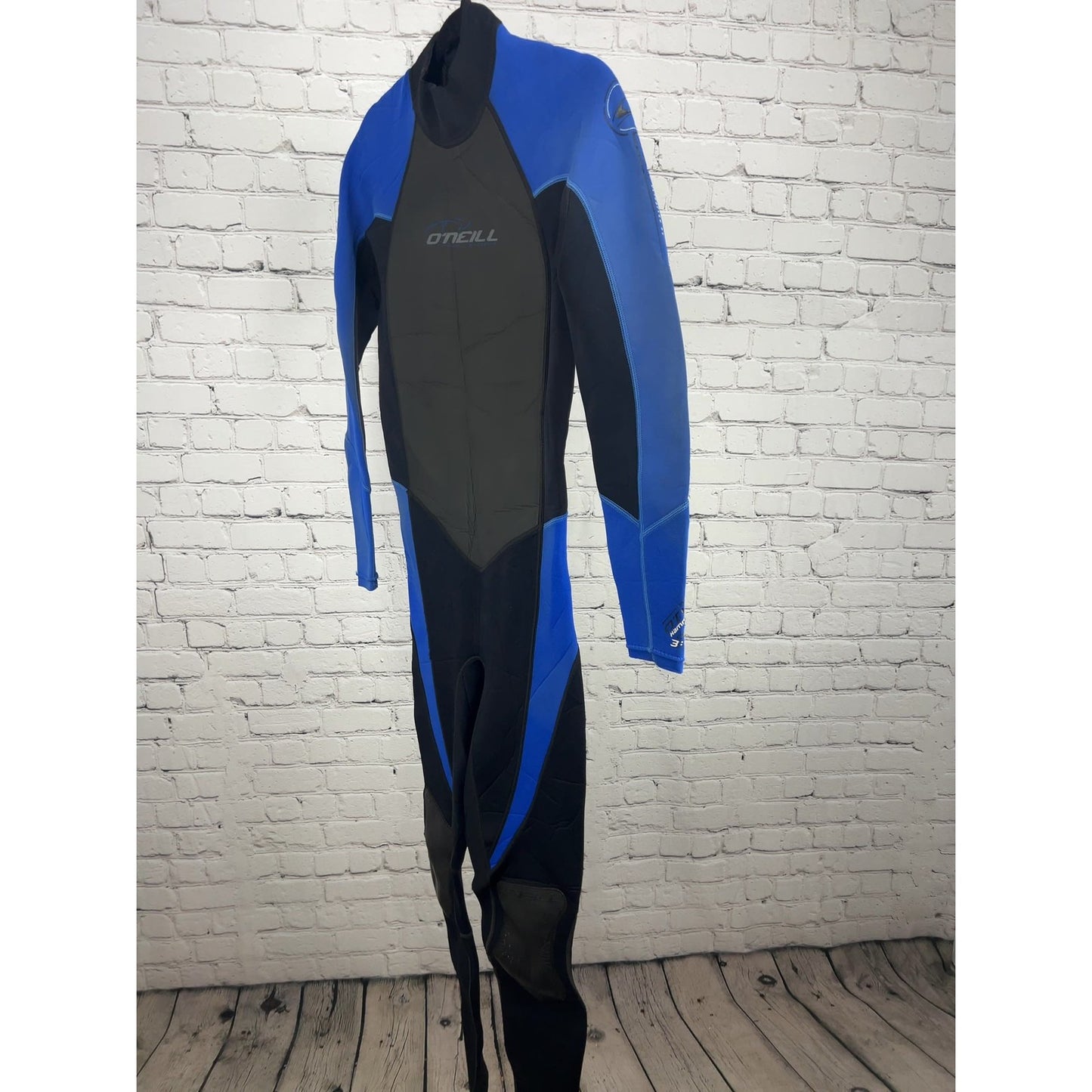O'Neill Hammer Blue Black 3/2 Ultraflex Back Zip Full Body Wetsuit MT