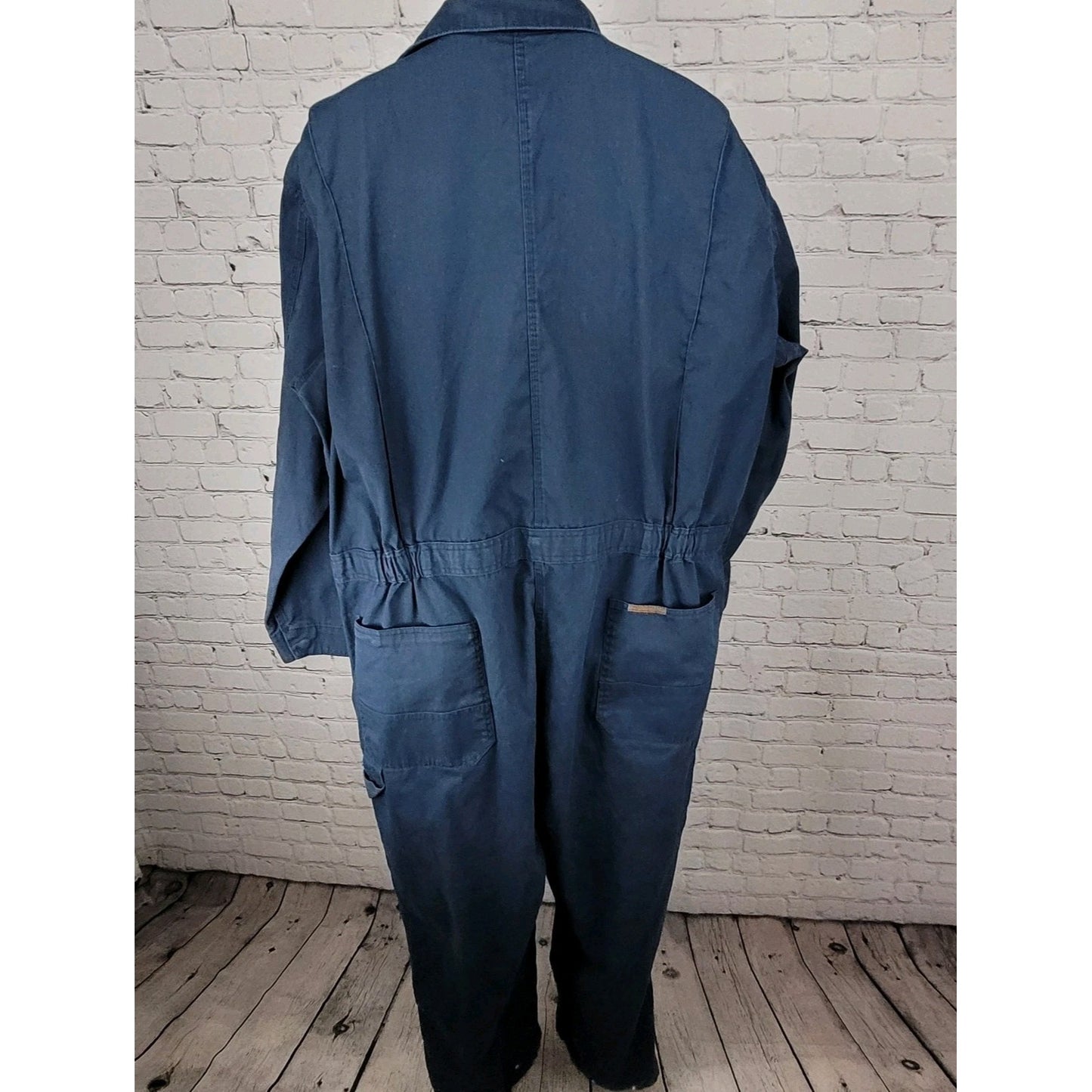 C.E. Schmidt Workwear Navy Canvas Uniform Long Sleeve Utility Coveralls 2XTL