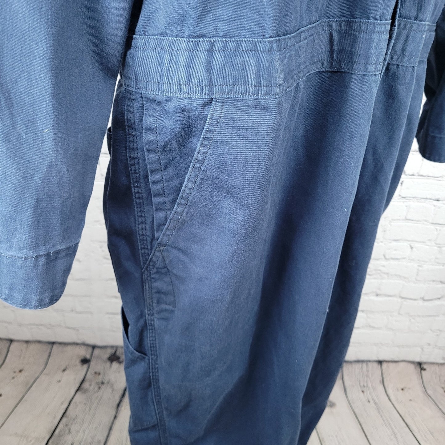 C.E. Schmidt Workwear Navy Canvas Uniform Long Sleeve Utility Coveralls 2XTL