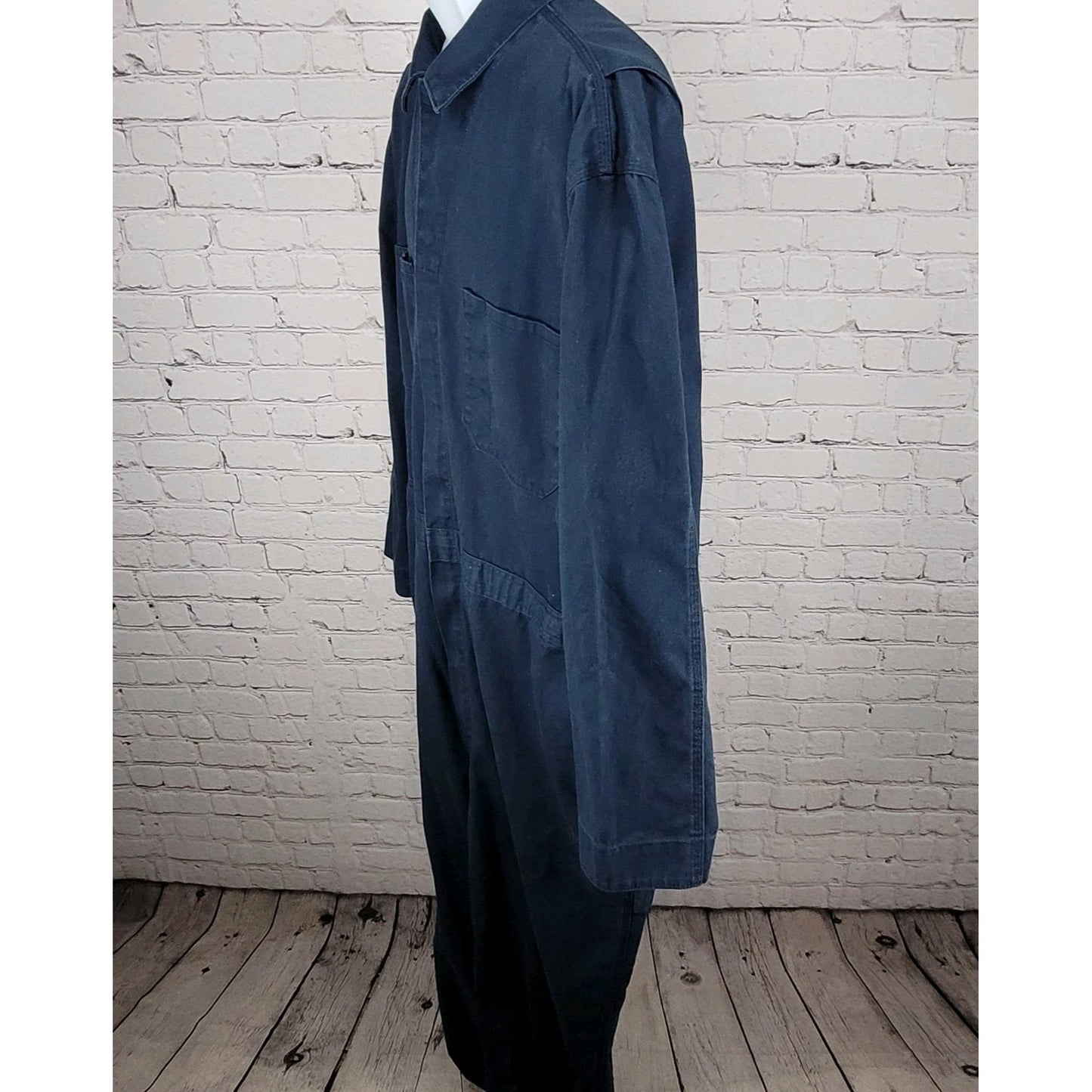 C.E. Schmidt Workwear Navy Canvas Uniform Long Sleeve Utility Coveralls 2XTL