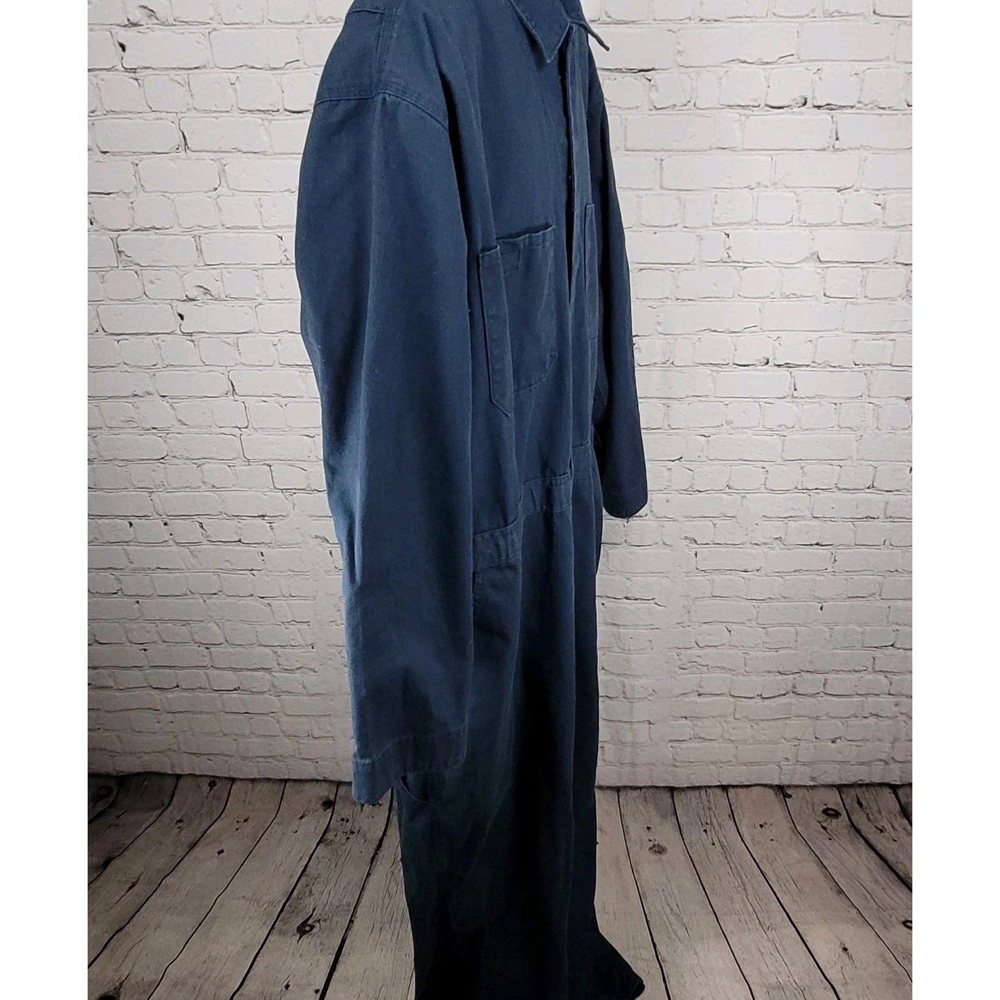 C.E. Schmidt Workwear Navy Canvas Uniform Long Sleeve Utility Coveralls 2XTL