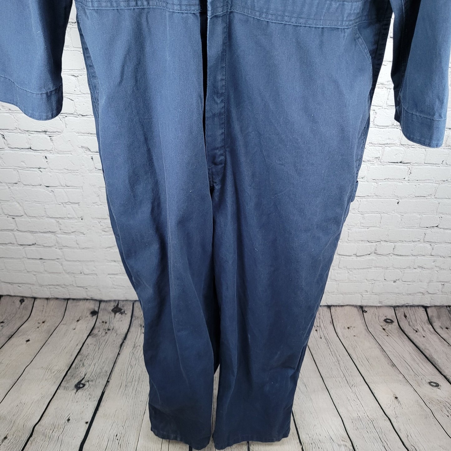 C.E. Schmidt Workwear Navy Canvas Uniform Long Sleeve Utility Coveralls 2XTL
