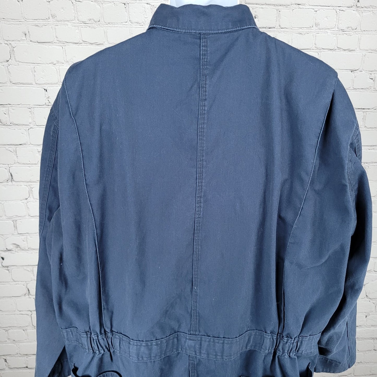 C.E. Schmidt Workwear Navy Canvas Uniform Long Sleeve Utility Coveralls 2XTL