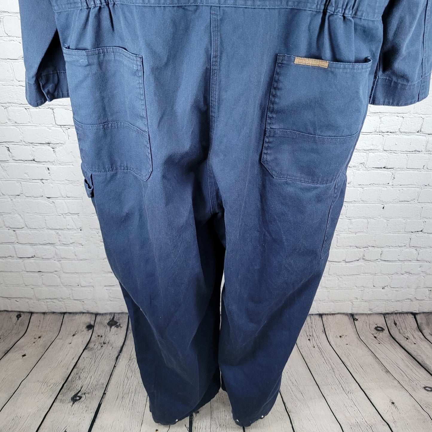 C.E. Schmidt Workwear Navy Canvas Uniform Long Sleeve Utility Coveralls 2XTL