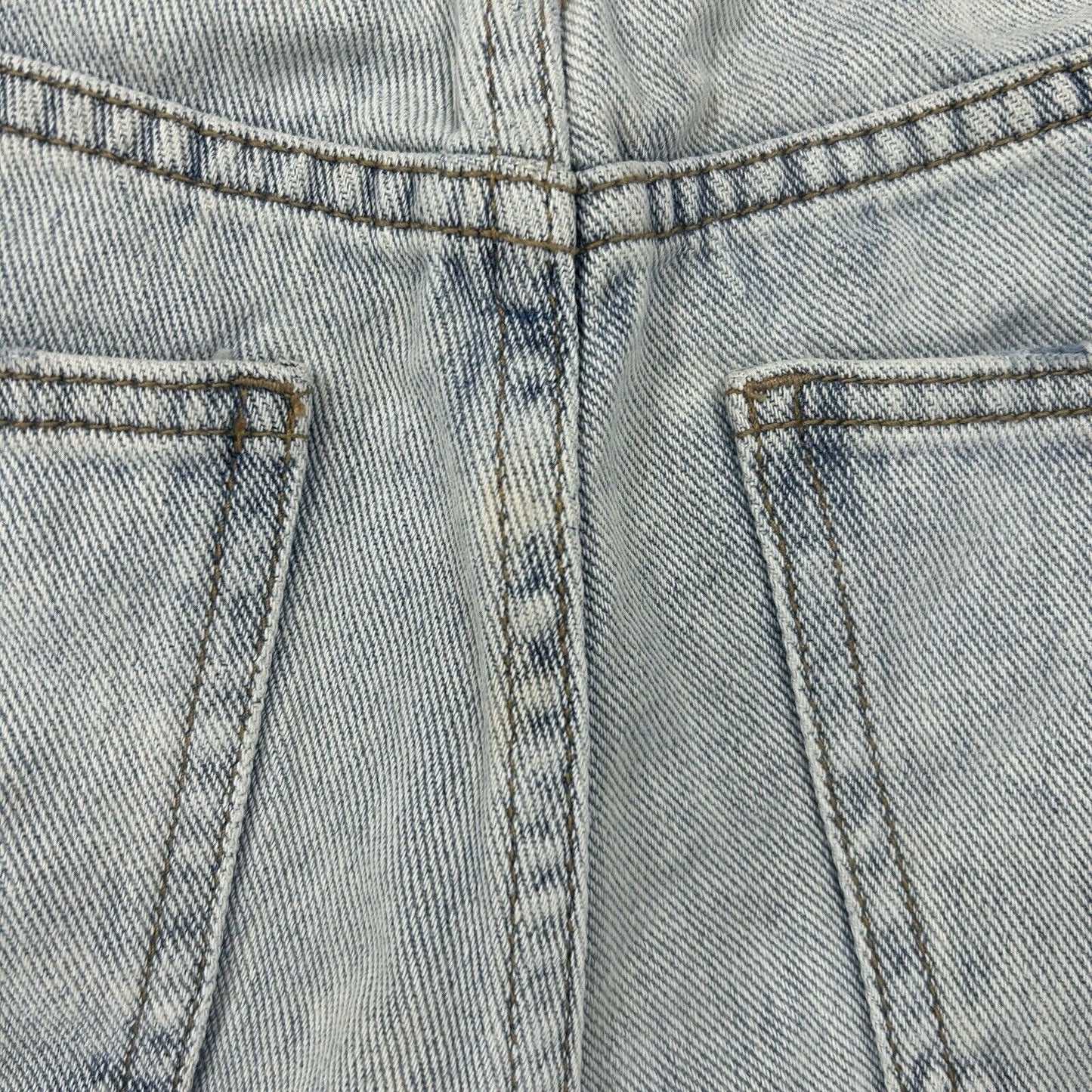 Pacsun Mom Short Light Wash Blue 100% Cotton Distressed Mid Rise Shorts Size 25