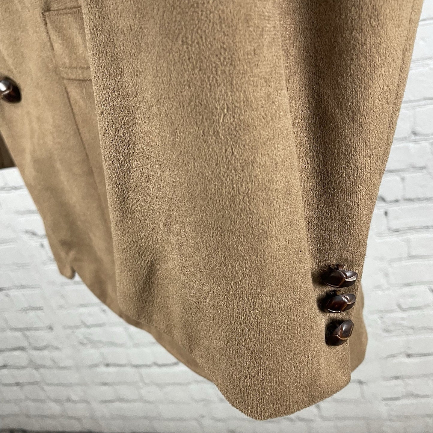 VTG William F Farah Brown 2 Button Vented Blazer Sport Coat USA Made Size 42R