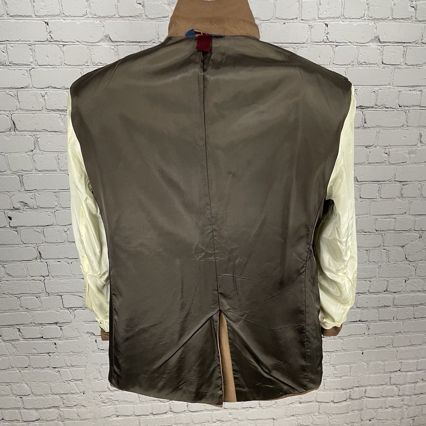 VTG William F Farah Brown 2 Button Vented Blazer Sport Coat USA Made Size 42R