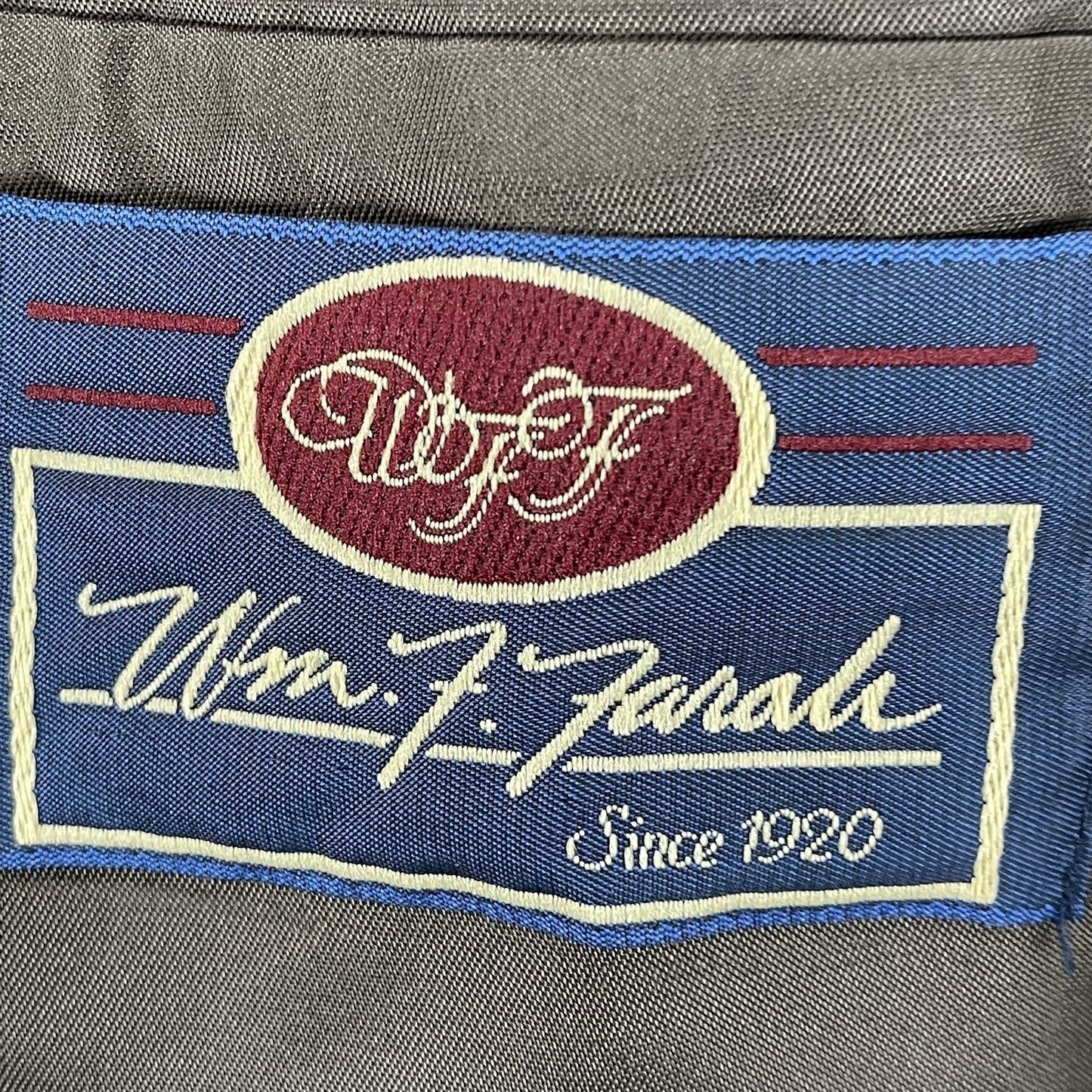 VTG William F Farah Brown 2 Button Vented Blazer Sport Coat USA Made Size 42R