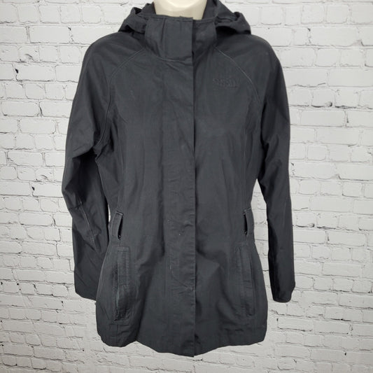 The North Face Black Hooded Full Zip Lightweight Jacket Size Medium M