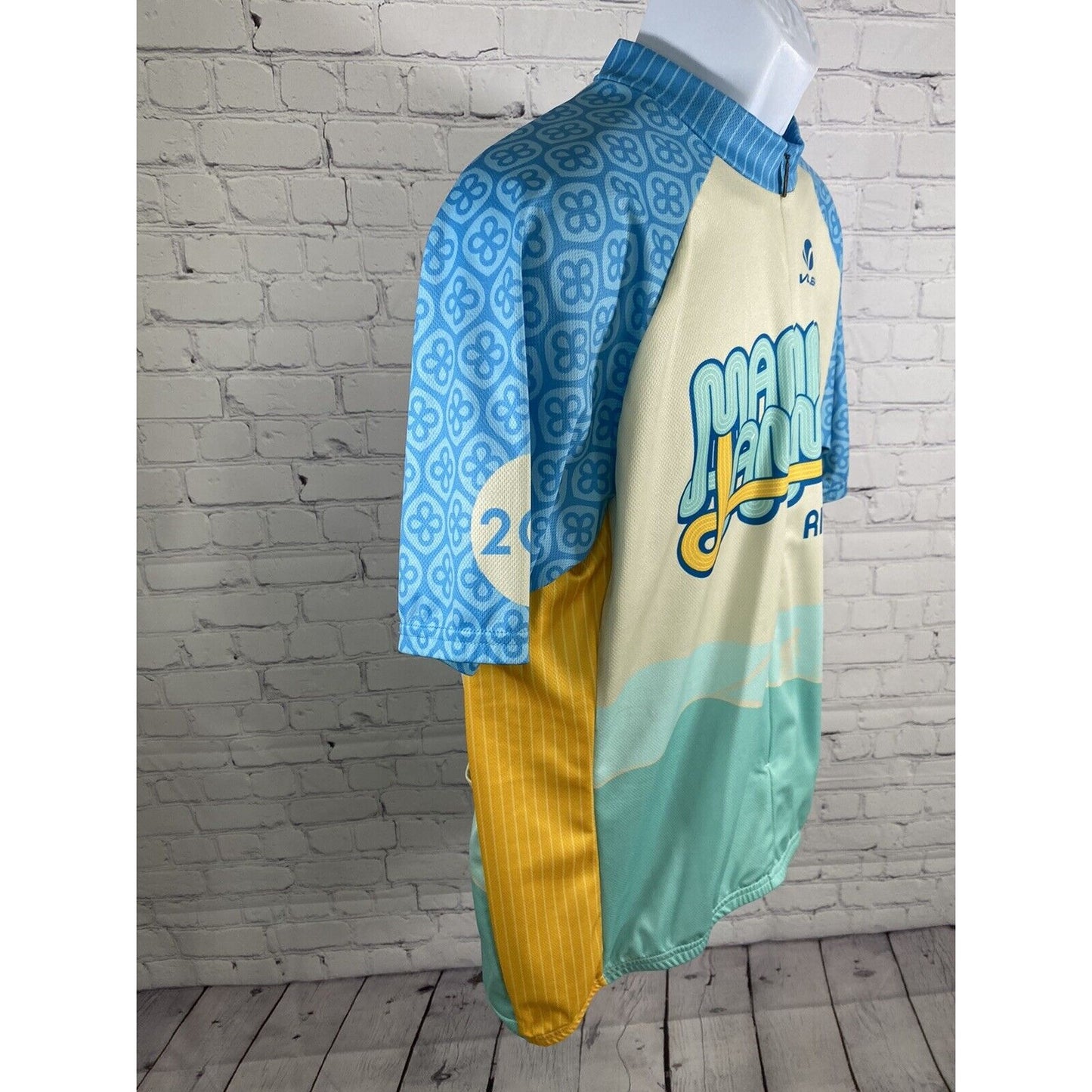 Voler Club Raglan Multicolor Texas Mamma Jamma 2009 Cycling Jersey Unisex 2XL
