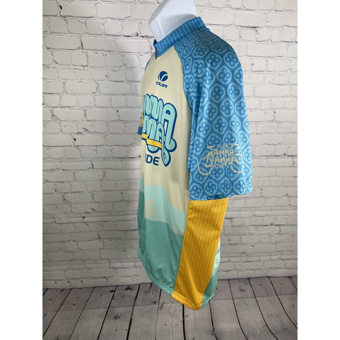 Voler Club Raglan Multicolor Texas Mamma Jamma 2009 Cycling Jersey Unisex 2XL