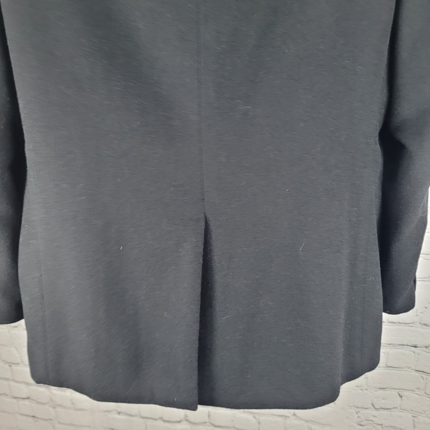 Club Room Black Wool Silk Cashmere 2 Button Vented Notch Blazer Sport Coat 42S