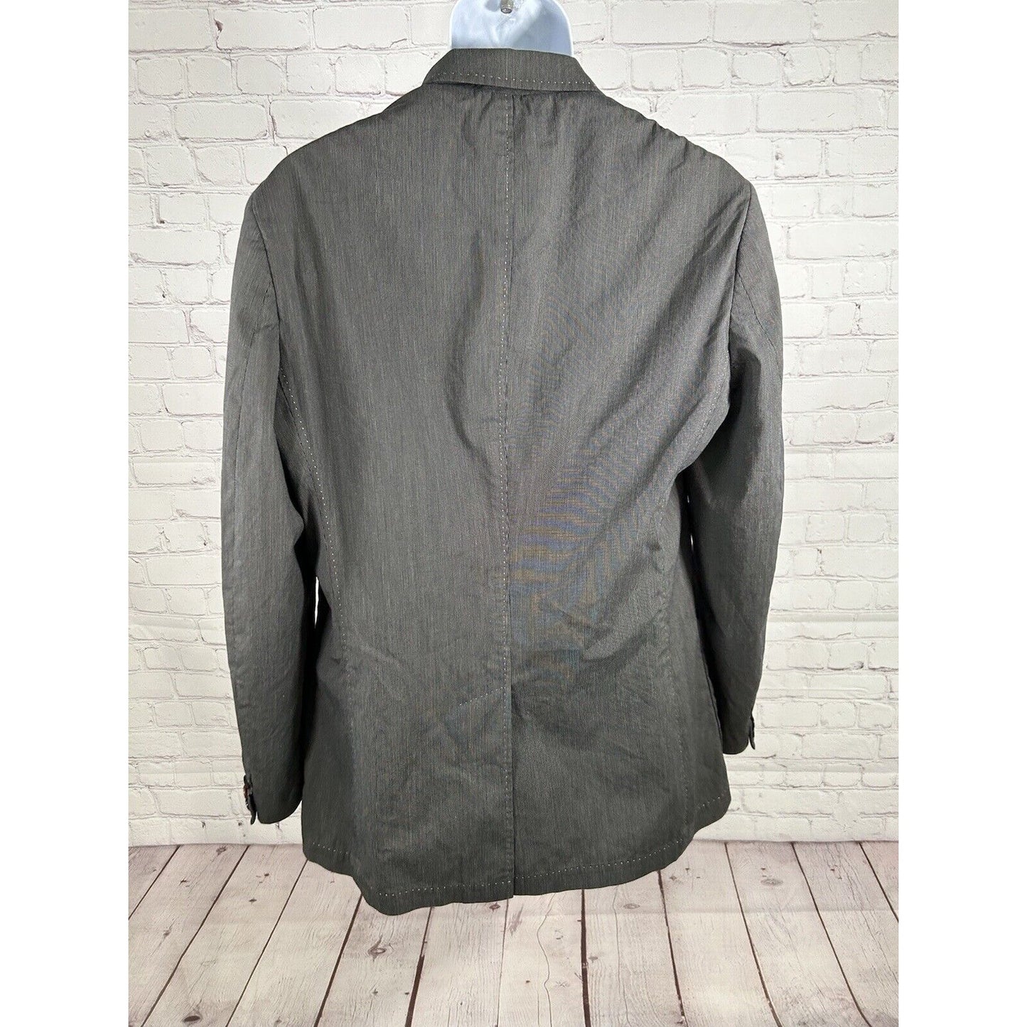 PS Paul Smith Gents Jacket Patch Black White Cotton Blend Blazer Jacket Men’s 42