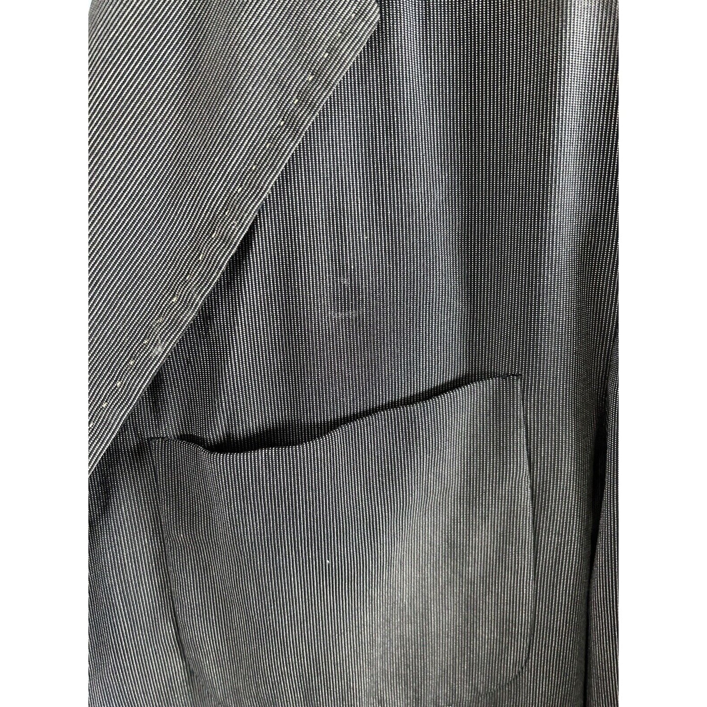 PS Paul Smith Gents Jacket Patch Black White Cotton Blend Blazer Jacket Men’s 42