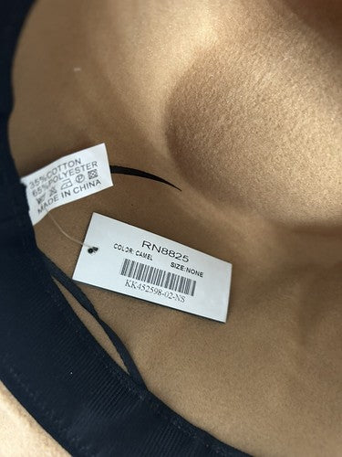 NWT Lulu’s Camel Brown Vendor Style Fedora One Size