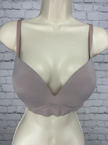 Victoria's Secret Incredible Mauve Lace Back Padded Wireless Bra 34D