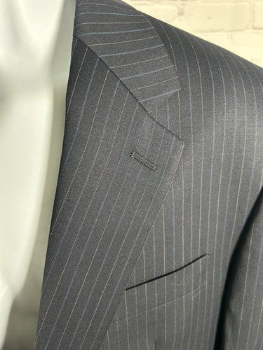 Lauren Ralph Lauren Joseph’s 100% Wool Blue Striped Blazer Jacket Coat Men’s 40L