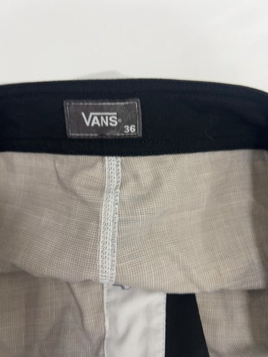 Vans White Black Tropical Pin Up Print Lace Up Cargo Board Shorts 36 (36X10)