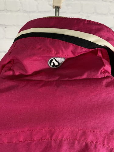 VTG 90s Serac Pink Black Full Zip Insulated Ventilated High Neck Ski Jacket 6
