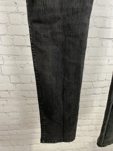 WATCH LA JEANS Black Mid Rise Black 3 Button Stretch Skinny Womens 9