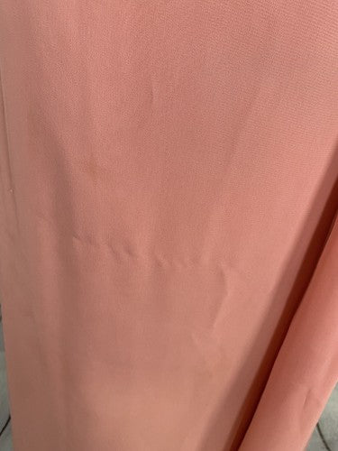 Allure Bridals Pink Strapless Back Zip Flowy Bridesmaids Prom Dress Gown Size 2