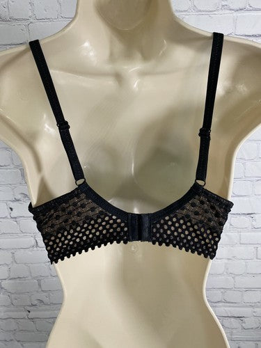 B. Tempt’d Opaque Black Full Coverage Unwired Back Close Bra 38D