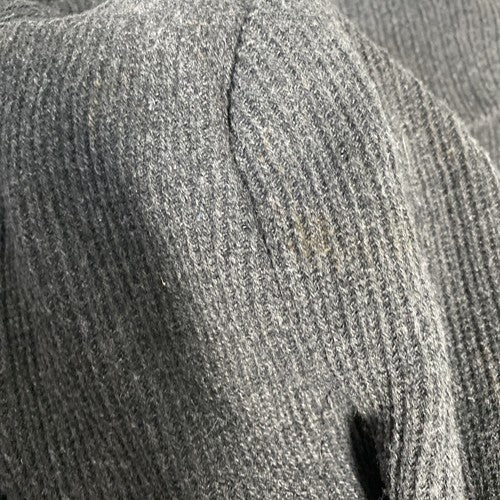 Ci Sono Charcoal Grey Wool Blend Rhinestone Button Waist Tie Jacket Coat Women S