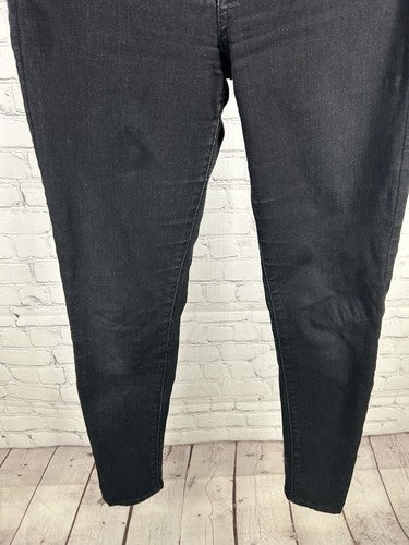 Levis 720 High Rise Super Skinny Black Stretch Denim Jeans Women’s 27 (27 x 27)