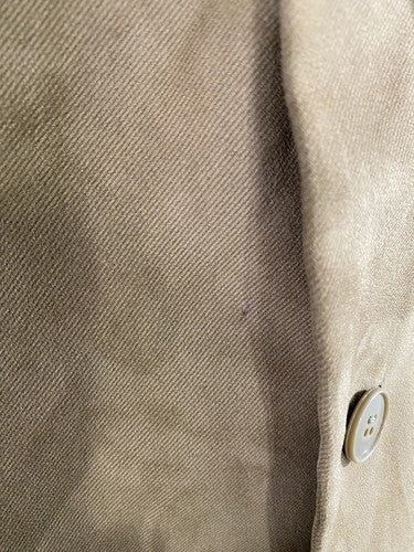 Andrew Fezza Light Brown Faux Suede 3 Button Blazer Jacket Super Soft 48 READ