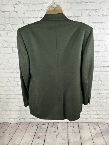 VTG JG Hook Green 100% Wool Two Button Women’s Blazer Suit Jacket Size 10