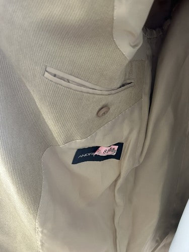 VTG Benchley Ltd Classic Collection Tan Camel Hair Two Button Blazer Jacket 44R