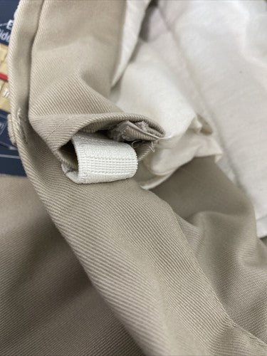 NWT Blue Generation Tan Concealed Expandable Waist Classic Chino Pants (34x36.5)