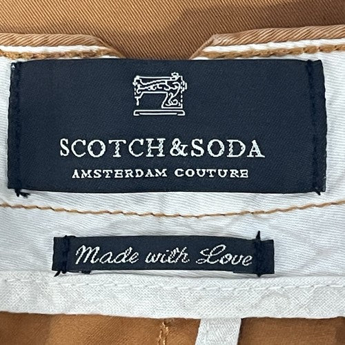 Scotch & Soda Orange Bowie 100% Cotton Lightweight Chino Pants Size 33 (34x29)