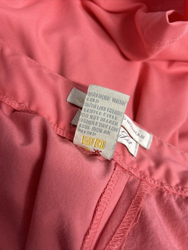Greg Norman Perfect Fit Pink Adjustable Waist Women's Golf Skirt Skort Size 16
