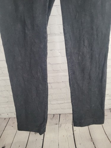 Our Legacy Black Velo Trouser Washed Black Moleskin Ankle Pans Size US S (27x30)