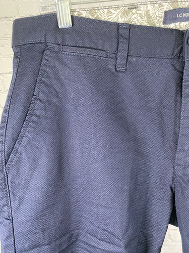 NWT LC Waikiki Blue Normal Kalip Regular Fit Bermuda Long Shorts Size 34 (36x18)