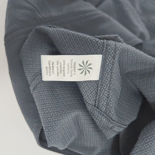 Athleta Gray Teal Cargo Pocket Lace Up Board Shorts Swim Bottoms 12 (34X6)