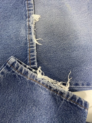 VTG Rustler Medium Wash Denim Blue Straight Leg Mid Rise Men’s Jeans (36 x 31)
