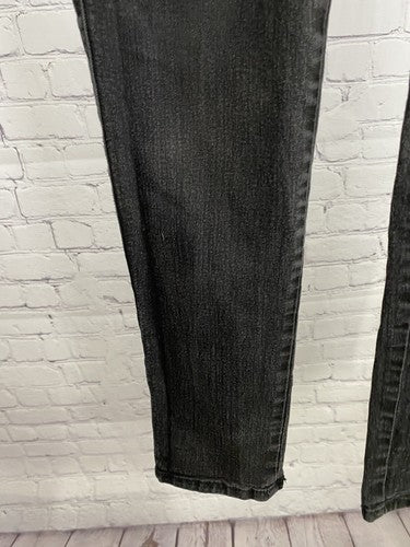 WATCH LA JEANS Black Mid Rise Black 3 Button Stretch Skinny Womens 9