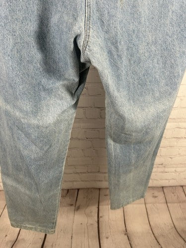 VTG Cafe Light Wash Pleated Front High Rise Blue Jeans Women’s Size 20 (34 x 29)