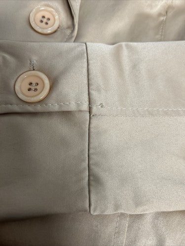 VTG Vanity Gold Tan Two Button Blazer Jacket Suit Jacket Italy Women’s Size XS