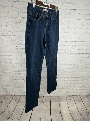 J Brand Straight Leg Mid Rise Dark Wash Denim Women’s Jeans 27 (30 x 30)