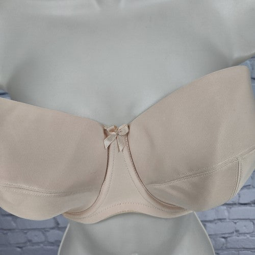 Panache Evie Tan Strapless Underwire Molded Cup Bra 32FF