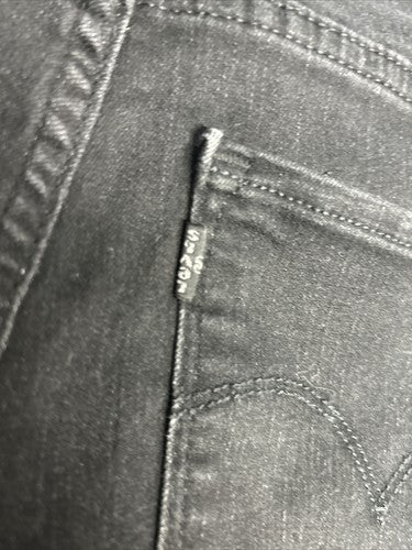 Levis 720 High Rise Super Skinny Black Stretch Denim Jeans Women’s 27 (27 x 27)